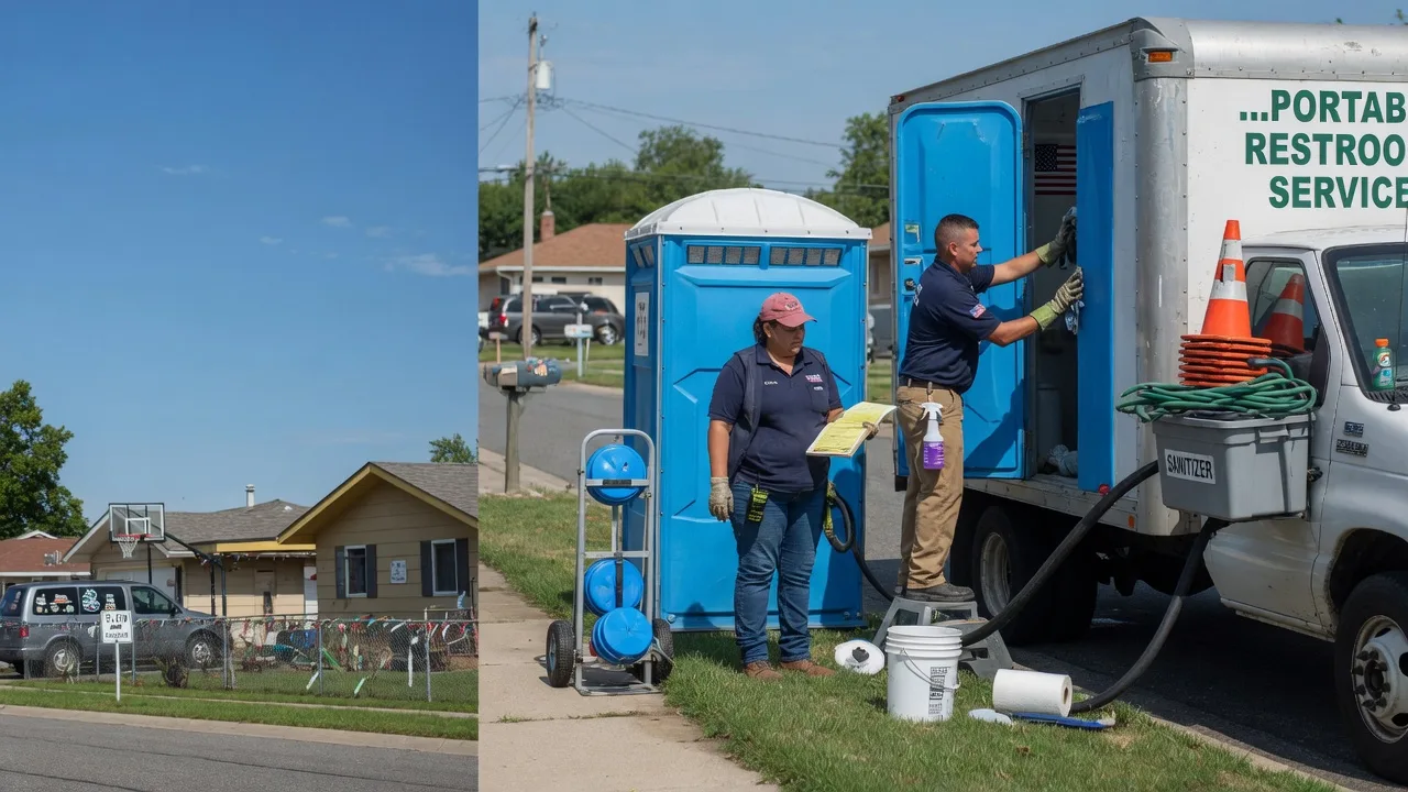 Portable Toilet Rental in Creve Coeur, IL near me